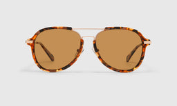 19-pb | Bobforce One front polarized brown eyeglass frames on neutral background