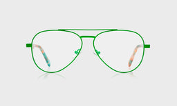 Roger That Color 17 - Hunter Green Metal Front and Colorful Pattern Temples reading glasses with italian-designed acetate and scratch resistant lenses