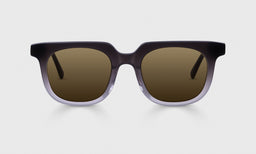 00-pb | Overachiever front polarized brown eyeglass frames on neutral background