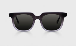 00-pg | Overachiever front polarized grey eyeglass frames on neutral background