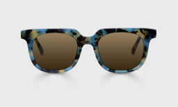 13-pb | Overachiever front polarized brown eyeglass frames on neutral background