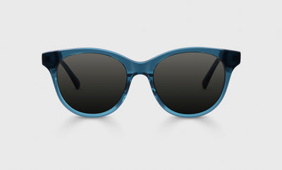 07 - Baby Blue and Mocha Stripe Crystal Front and Temples / Average / Full Lens Reader Sunglasses / 1.00 / .