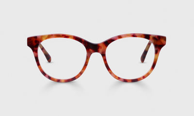19 - Ruby and Amber Tortoise Front and Temples / Average / Readers / 0.00