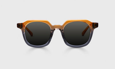 05 - Amber to Onyx Fade Front and Amber Temples / Average / Full Lens Reader Sunglasses / 1.00 / .