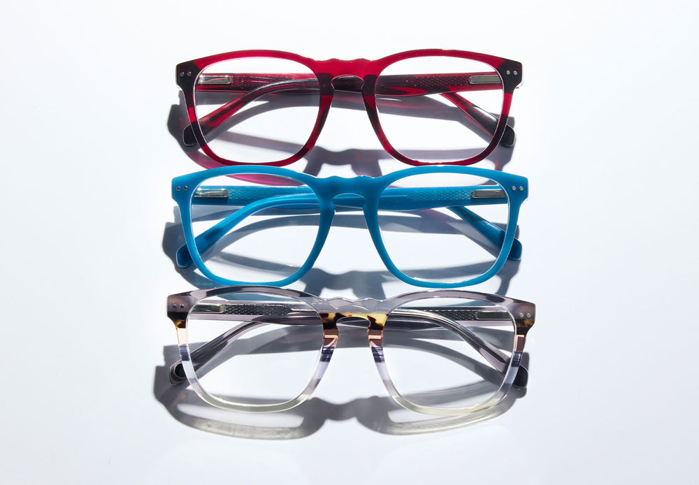 New Sport in Red, Blue, and Grey Stripes