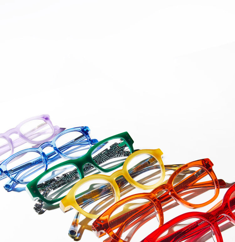 Assortment of Rainbow eyebobs Frames