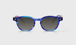 09-pg | classic eyebobs Bitty Witty, Round, Narrow, bifocal reader sunglasses, polarized grey sunglasses