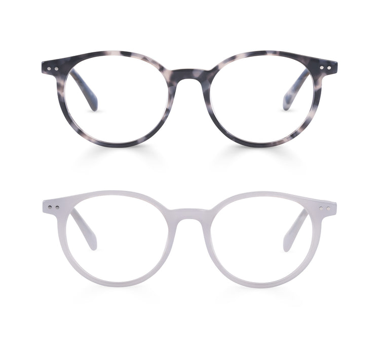 Case Closed in Black & White Tortoise & Grey