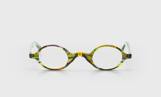 17 - Green Multi Front with Green Temples