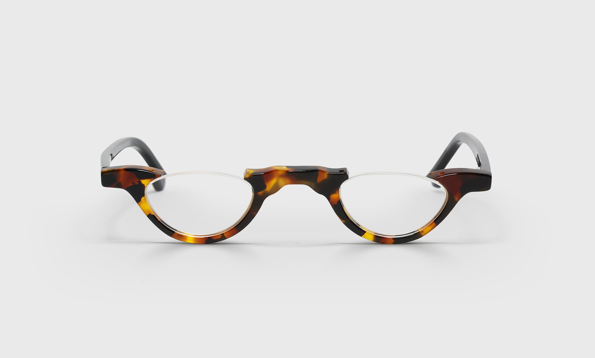 F9_eyebobs premium designer topless readers, blue light and prescription glasses in tortoise