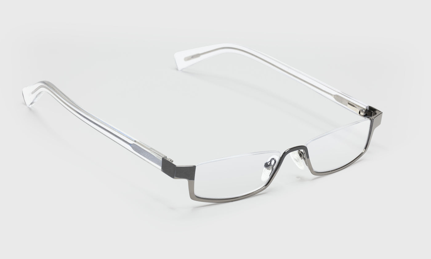51_eyebobs premium designer peek performer readers, blue light and prescription glasses in gunmetal