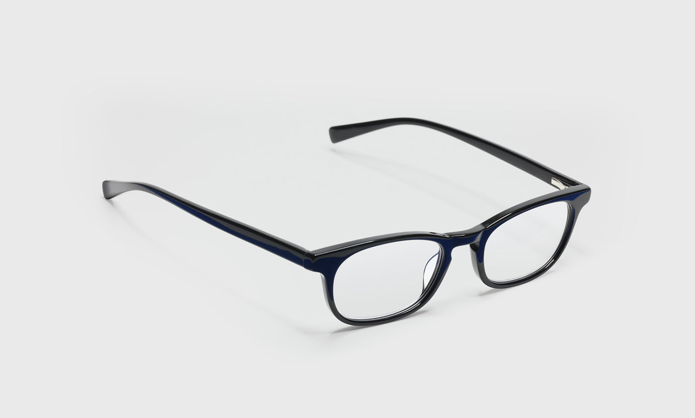 90_eyebobs premium designer on board readers, blue light and prescription glasses in matte black