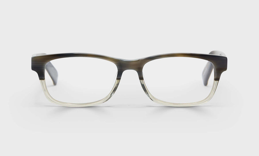 88_eyebobs premium designer bob frapples readers, blue light and prescription glasses in grey demi, front