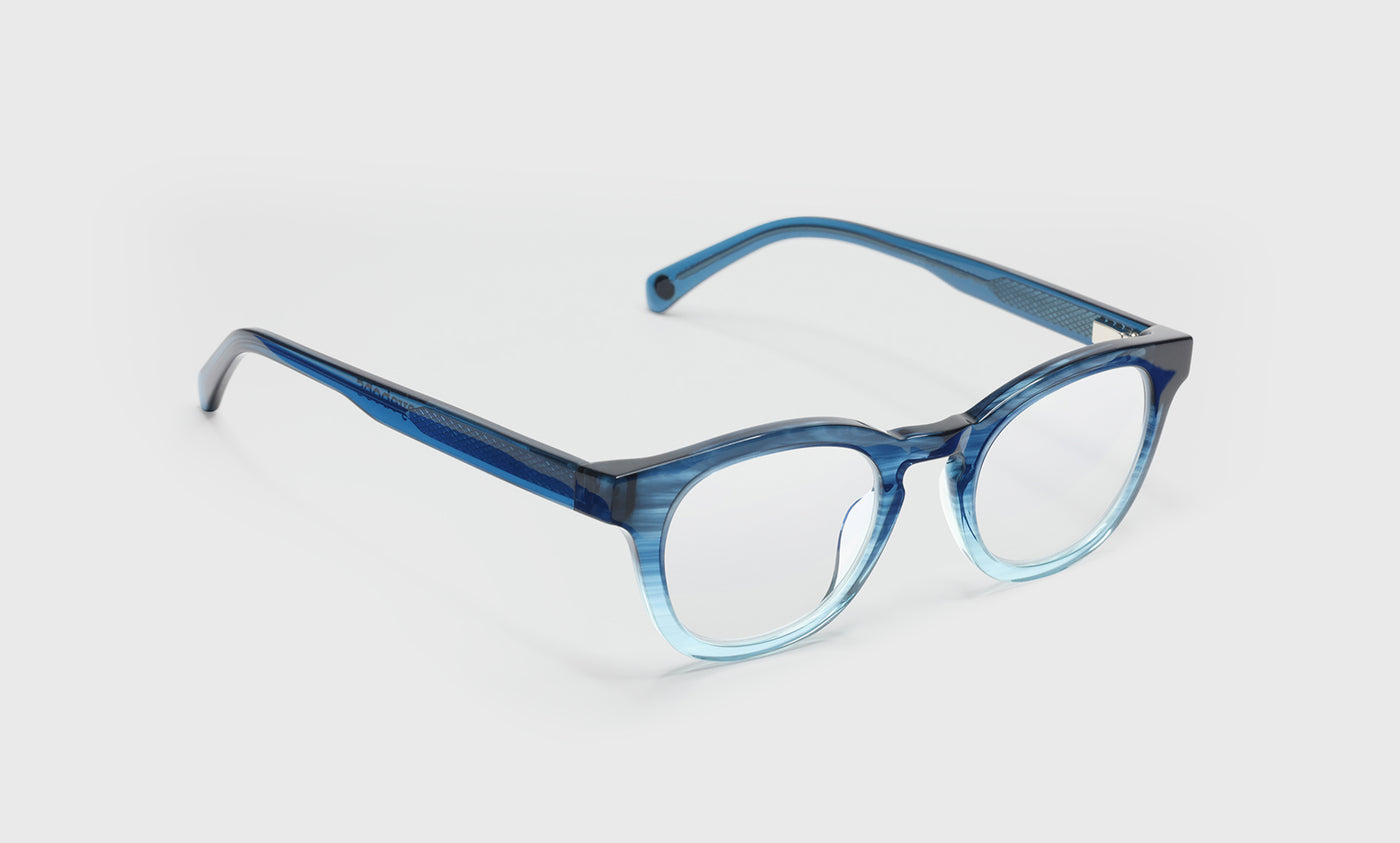 11_eyebobs premium designer waylaid readers, blue light and prescription glasses in blue fade crystal
