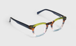 23 | classic Eyebobs Waylaid, Round, Average, readers, blue light, prescription glasses, angle image