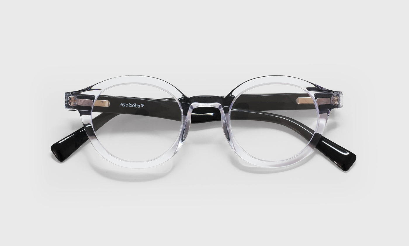 51_classic eyebobs TV Party Round Average readers blue light prescription glasses 