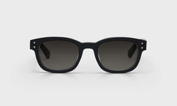 00-pg | eyebobs premium designer biff readers, blue light and prescription glasses in black with wood grain finish, polarized grey