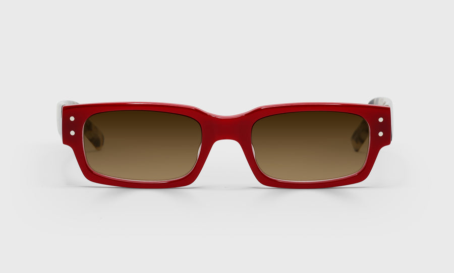 Peckerhead Average Color 01 - Red Front With Black & White Tortoise Temples