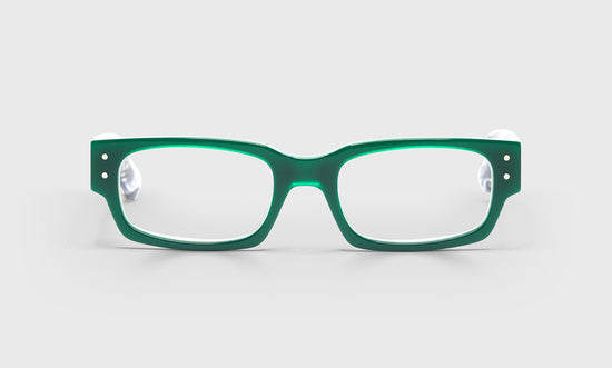 17 - Kelly Green Front with Zebra Temples