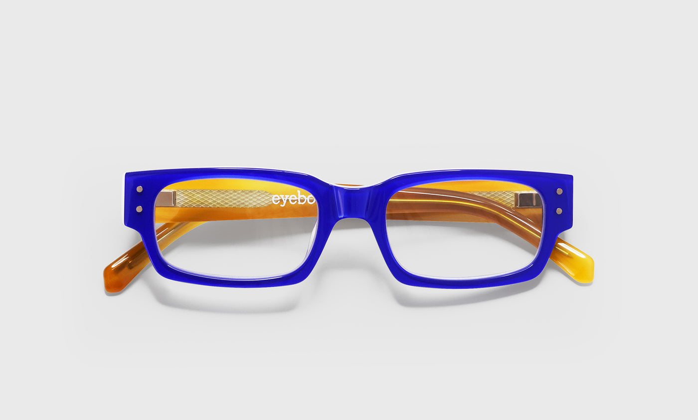 20_eyebobs premium designer peckerhead readers, blue light and prescription glasses in cobalt