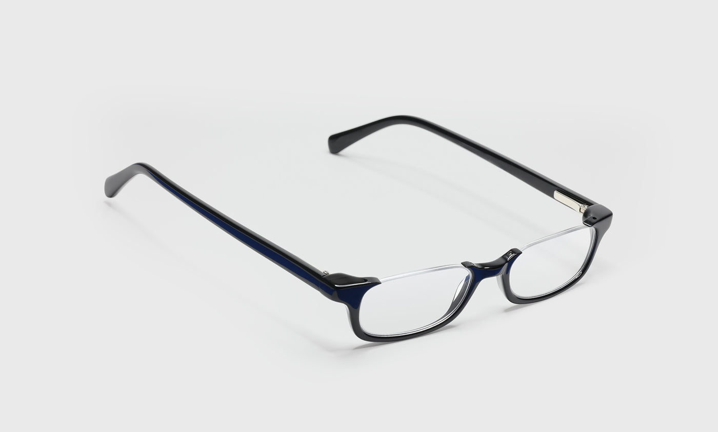 00_classic eyebobs What Inheritance? Half Rim Average readers blue light prescription glasses 