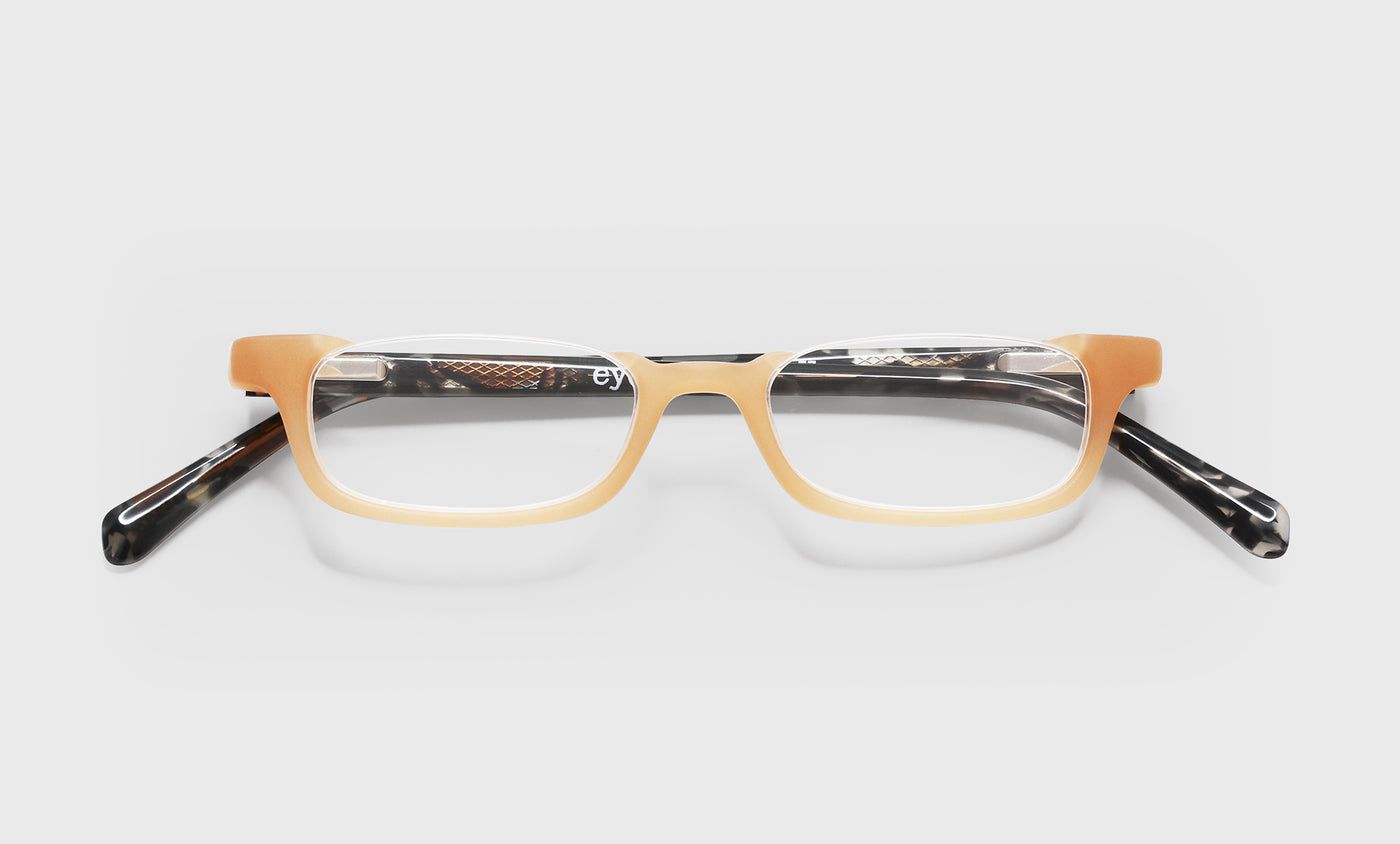 77_Funky Half Rim Blue Light Glasses or Readers