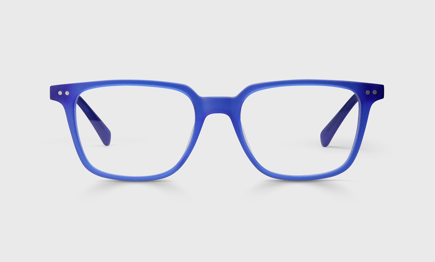 C Suite Color 11 - Matte Cobalt Blue Front and Temples