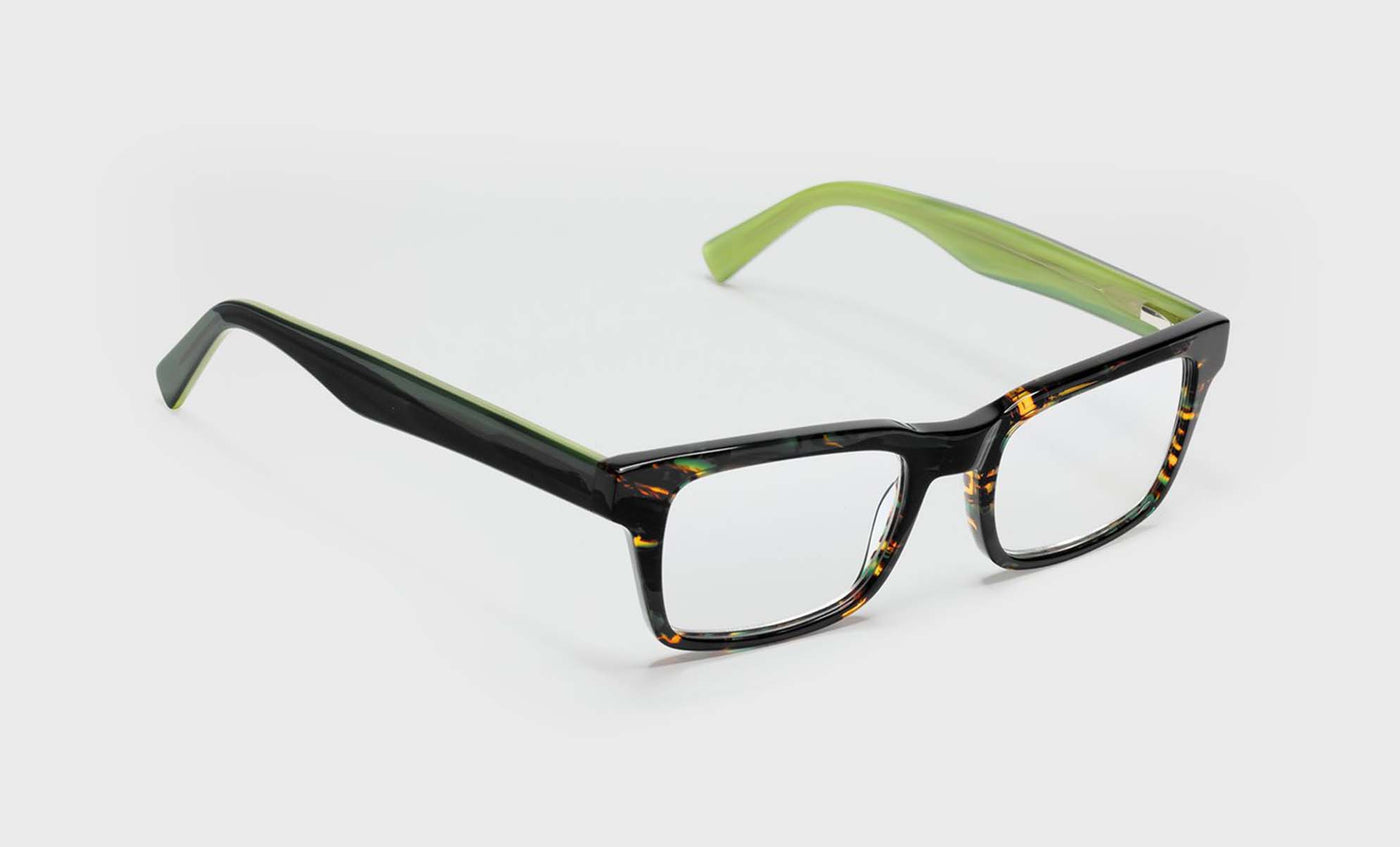 11_eyebobs premium designer fare n’ square readers, blue light and prescription glasses in green tortoise