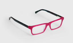 45_eyebobs premium designer number cruncher readers, blue light and prescription glasses in fuchsia pink