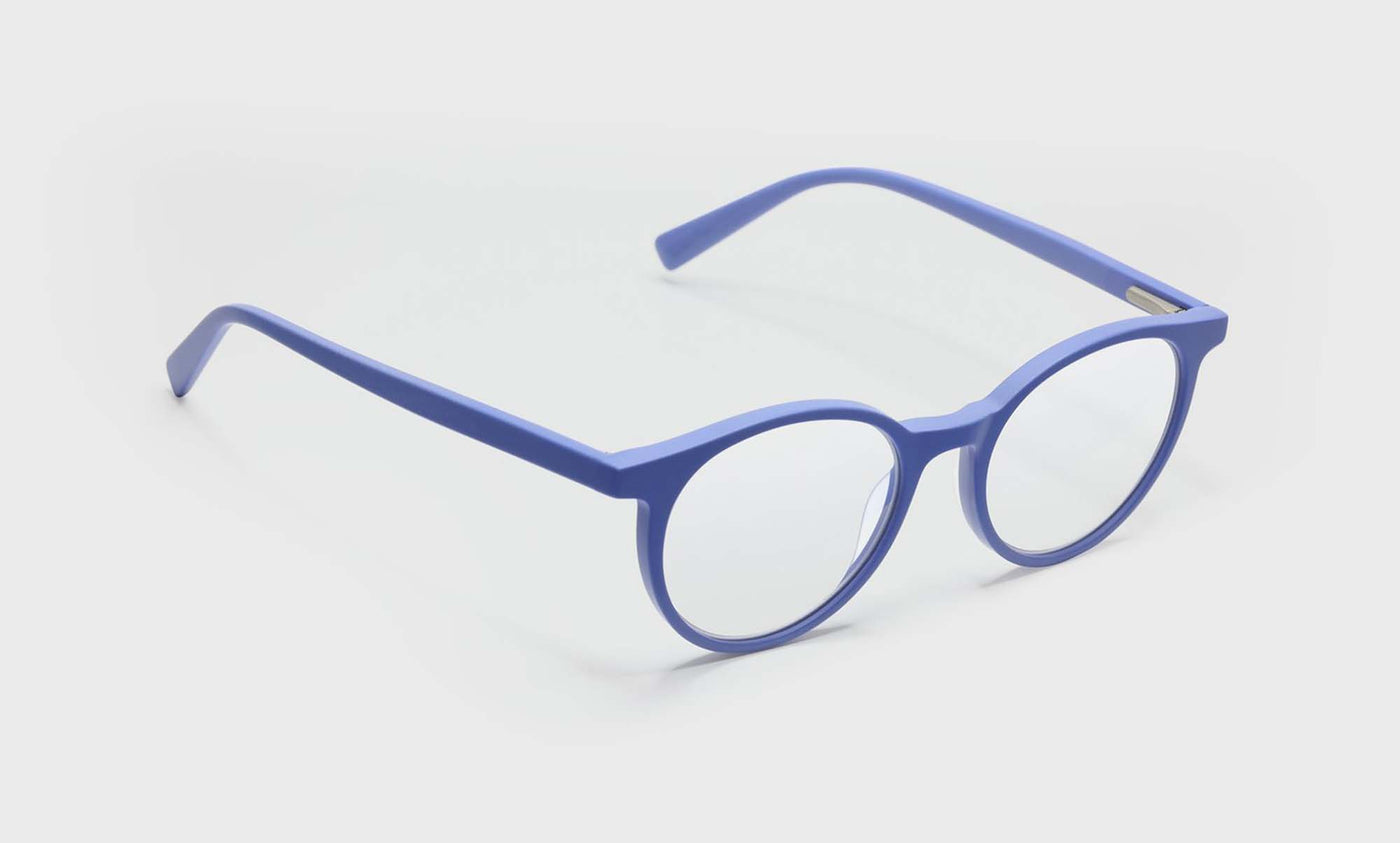 10_eyebobs premium designer case closed readers, blue light and prescription glasses in matte blue