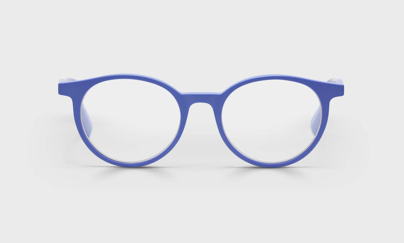 10_eyebobs premium designer case closed readers, blue light and prescription glasses in matte blue
