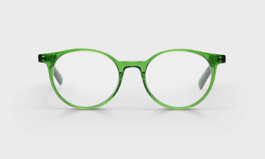17_eyebobs premium designer case closed readers, blue light and prescription glasses in green crystal