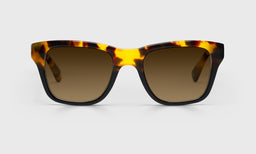 19-pb | eyebobs premium designer kvetcher readers, blue light and prescription glasses in tortoise & black, polarized brown