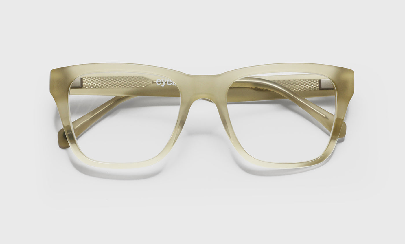 86_eyebobs premium designer kvetcher readers, blue light and prescription glasses in transparent sand