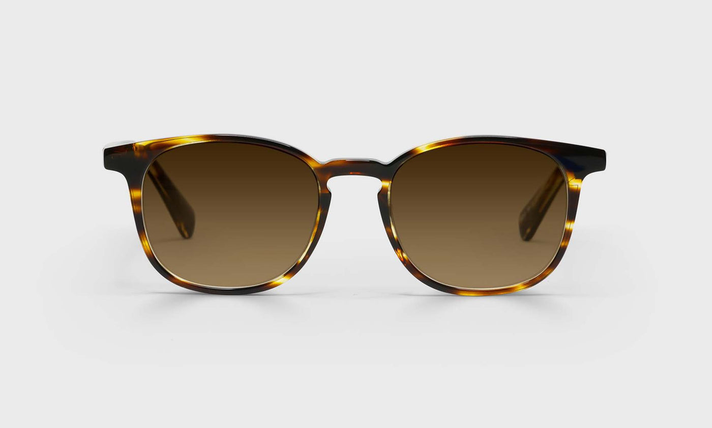 86-pb | eyebobs premium designer board room readers, blue light and prescription glasses in brown demi stripe, polarized brown