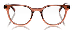 Eleanor Narrow Color 01 - Terracotta Crystal Front and Temples
