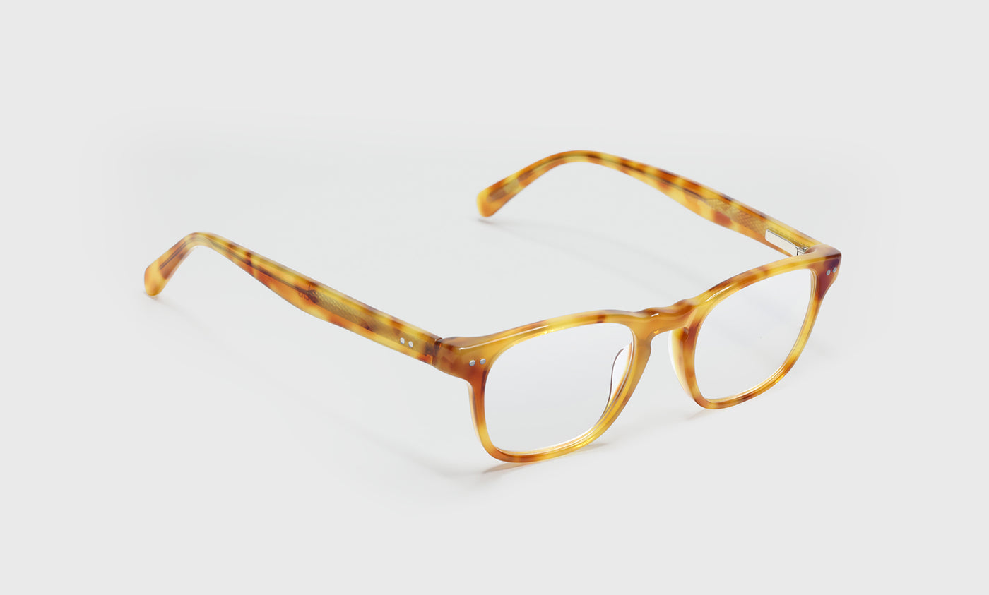 04_eyebobs premium designer old sport readers, blue light and prescription glasses in blonde tortoise