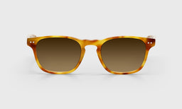 04-pb | eyebobs premium designer old sport readers, blue light and prescription glasses in blonde tortoise, polarized brown