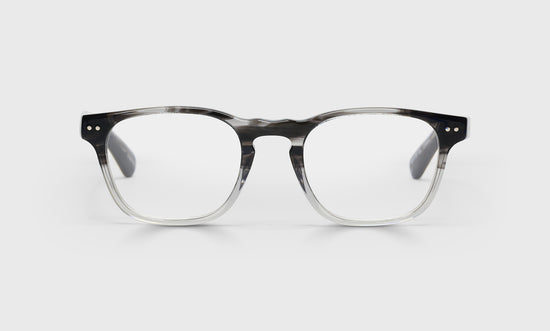 88 - Black Grey Fade Front with Black Temples
