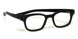 Biff Wide Color 00 - Matte Black Woodgrain Front and Temples