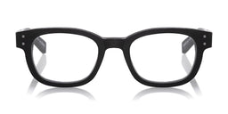Biff Wide Color 00 - Matte Black Woodgrain Front and Temples