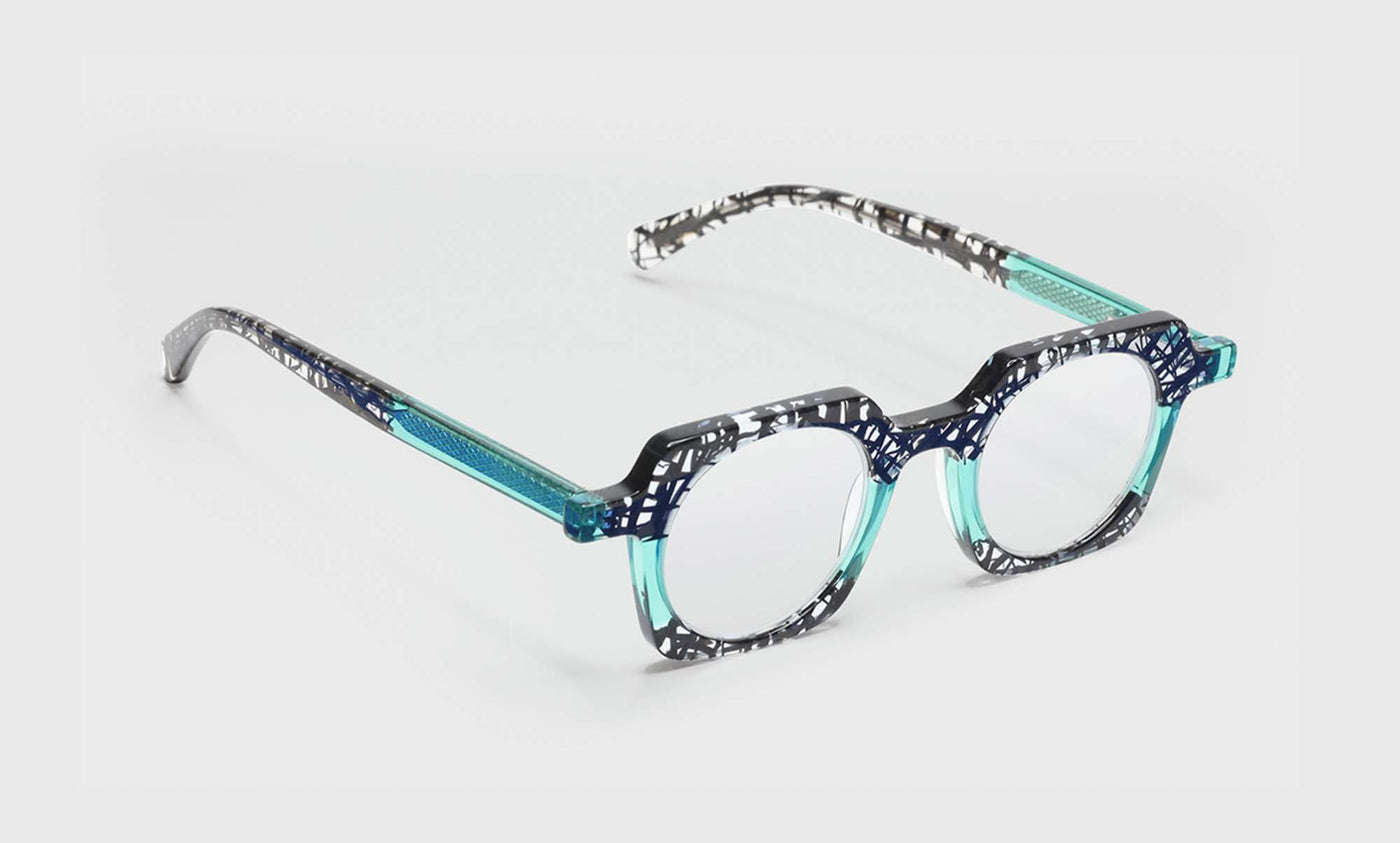 00_eyebobs premium designer what chutzpah’d readers, blue light and prescription glasses in black chop & teal