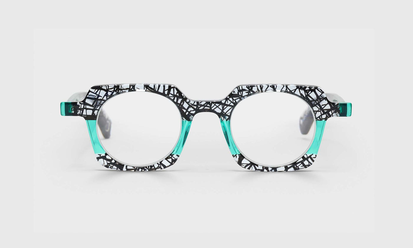 00_eyebobs premium designer what chutzpah’d readers, blue light and prescription glasses in black chop & teal