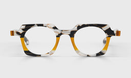 Chutzpah'd Color 99 - Black, White, and Orange Front and Temples