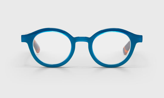 59 - Teal Front with Tortoise Temples