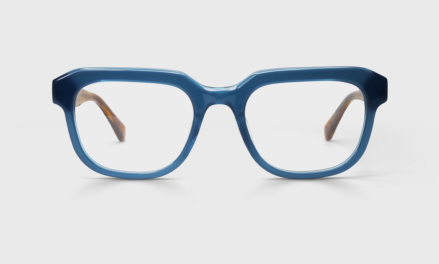 Breaking News Color 59 - Teal Front with Orange Demi Temples