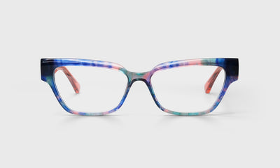 Irreplaceable Color 10 - Blue and Pink Demi Front with Pink Crystal Temples
