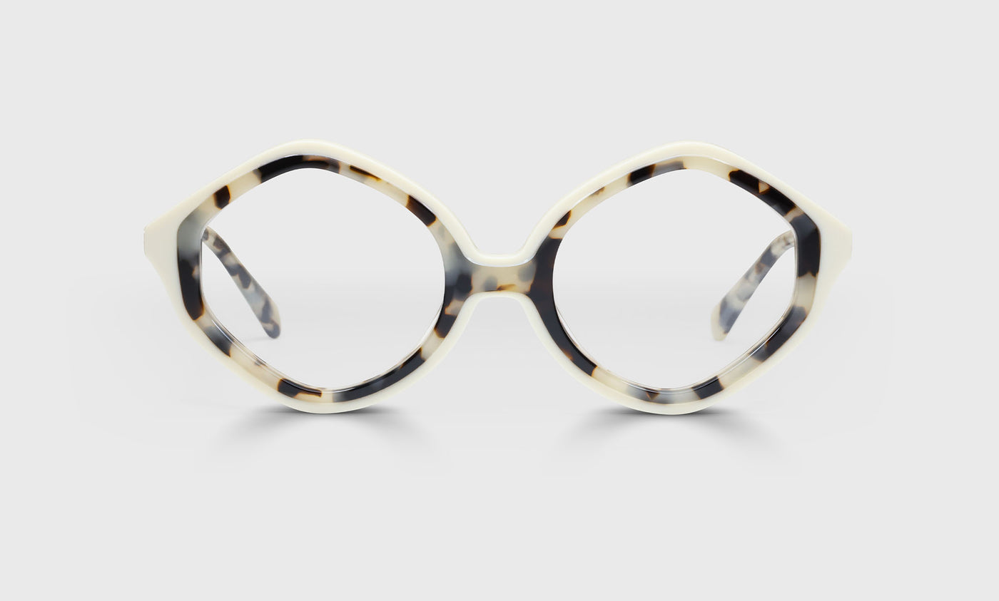 Exuberant Color 21 - Cream & Vanilla Tortoise Front and Temples