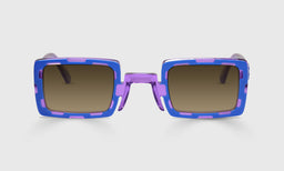 15-pb | eyebobs Hi Art, Wide, Rectangle, bifocal reader sunglasses, polarized brown sunglasses