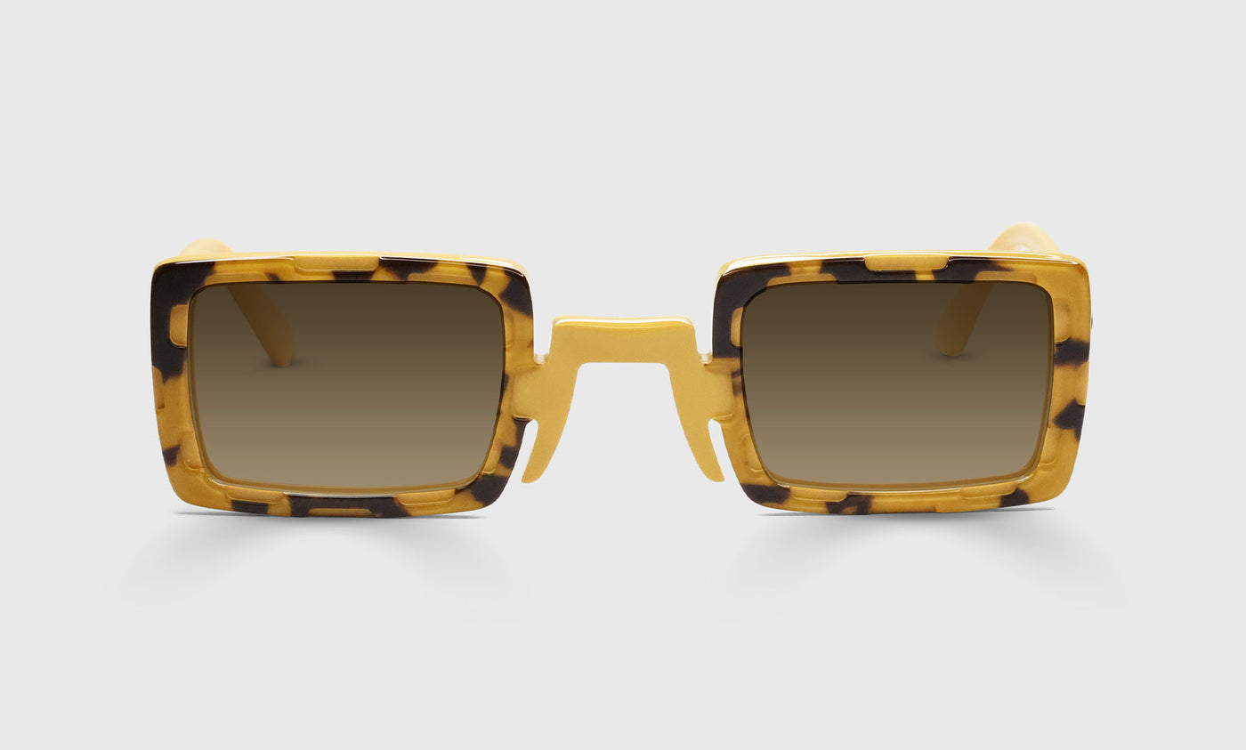 77-pb | eyebobs Hi Art, Wide, Rectangle, bifocal reader sunglasses, polarized brown sunglasses